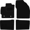 Black velour floor mats for: Toyota Prius III hatchback (2009-2011)