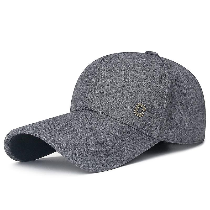 Мужская бейсбольная кепка с длинными полями на весну и осень, летняя солнцезащитная шляпа от солнца