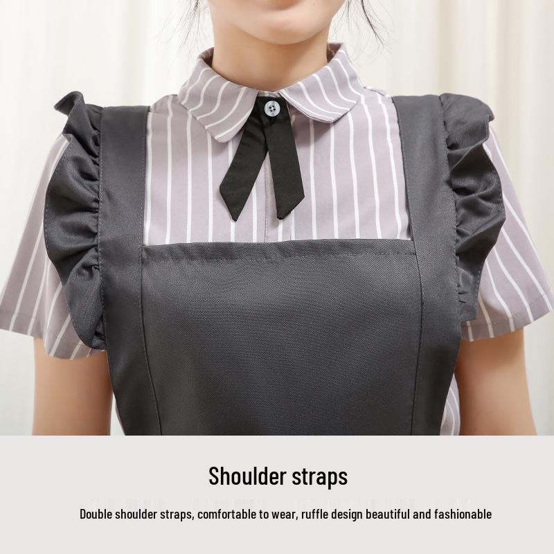 Korean Style Lace Apron - Cute Princess Design for Kitchen, Flower Shop, Nail Artist with Custom Logo Options