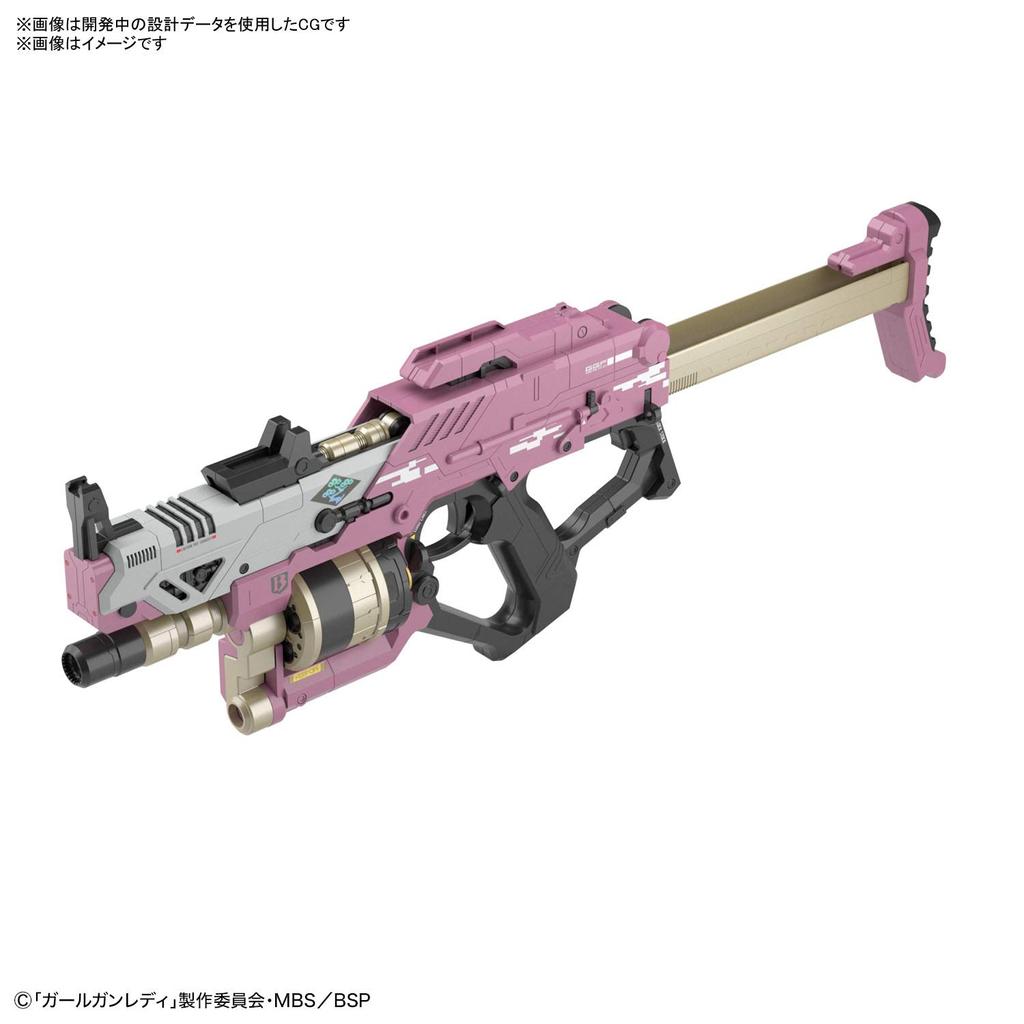 Girl Gun Lady Blast Girl Gun Bravo Tango Scale Plastic Model Pink Ver. 1/1 Color-coded