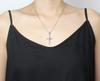 Christian Cross Silver 925 Pendant Pendant Top for Women and Men