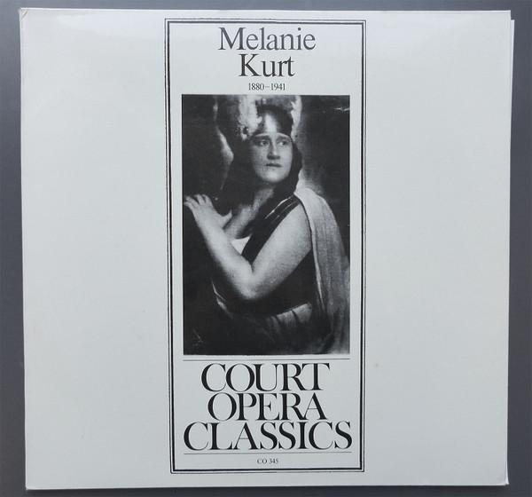 Виниловая пластинка MELANIE KURT Melanie Kurt 18801941 CO345 Court Opera Cla Австрия Классическая Б/у