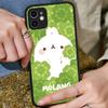 Кавайная Милая Кролик M-MolangS Аниме Чехол для Телефона Для IPhone 16 15 14 11 12 13 Pro Max Plus 12 XS Max Задняя Крышка Матовый Чехол