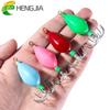 50.6g Luminous Swivel Squid Jigs Hooks Soft Rubber Octopus Hook Baits Simulation Squid Bait Tackle Lures Squid Jig