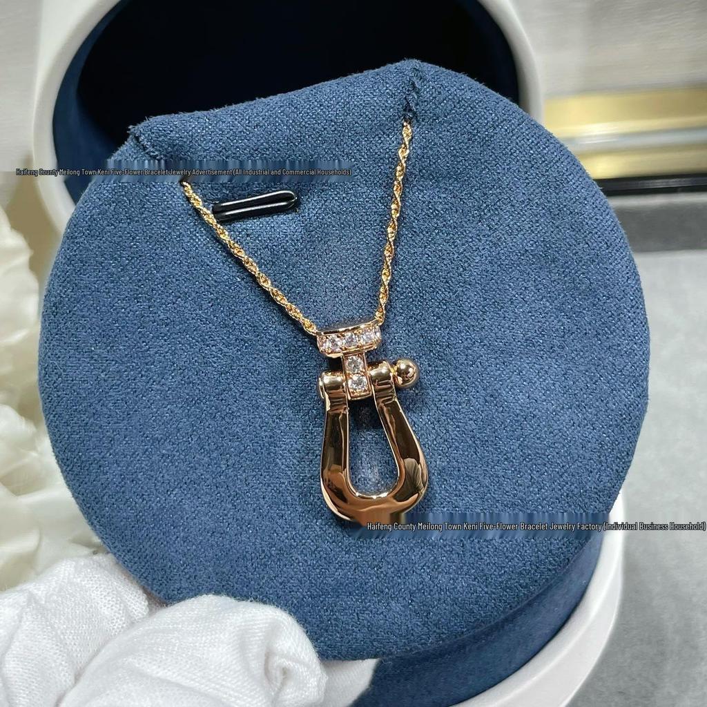 Элегантный браслет Fred с пряжкой-подковой из 18-каратного золота - Подарок в стиле легкой роскоши для женщины, девушки или лучшей подруги