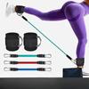 Hip Lifting with Gantry Frame Ankle Resistance and Elasticity Trainer Foot Ring Hip and Leg Tension Rope Shaping and Slimming