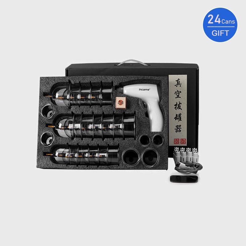 24/4 банки, набор электрических вакуумных банок, присоски, массажные банки для физиотерапии, китайская медицина, антицеллюлитный массажер для тела