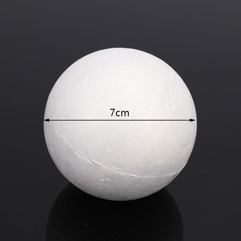 10Pcs Diy Party Ball Spheres Decoration 70Mm Polystyrene Styrofoam Foam