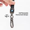 Car Key Chain Luxury Leather Keychain Pure Color Buckle Car Key Ring For BMW E46 E60 E90 E39 E87 E36 E92 E70 E91 X3 X5 X1 X2 X4 rlzh86
