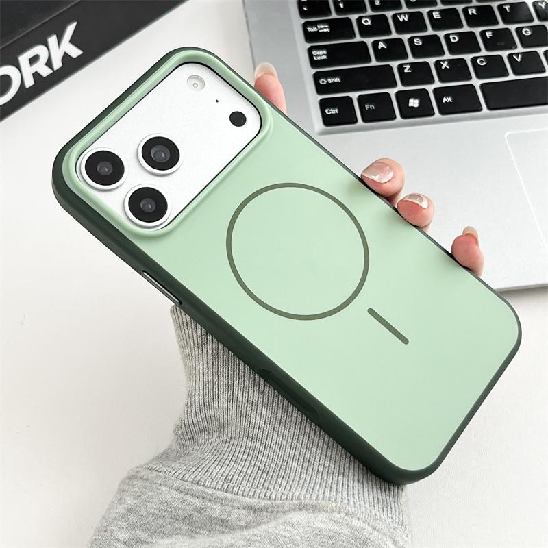 Official Matte Magnetic Hard Case for For Iphone 17 Air 16 14 1 Plus 13 12 Pro Max Phone For Wireless Charging Armor Cover