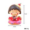 7CM Maruko Figure Chibi Maruko Chan Anime Set Cute Model Desktop Toy Doll Cool Gift Collection Ornaments Artwork PVC Saitama
