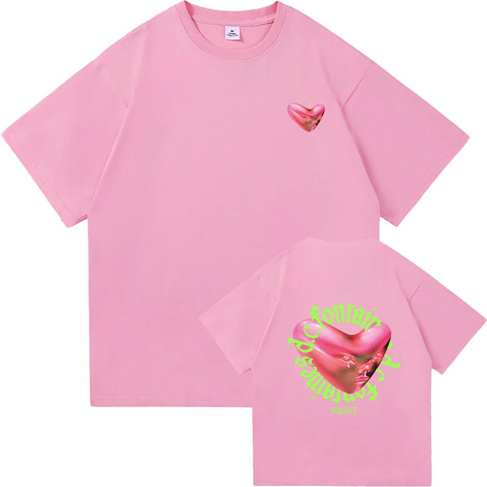 ZX TEE 2025 Fontaines D C Romance T Shirt in The Modern World Men women Clothing Harajuku T-Shirt Unisex High Quality Tops Tees Shirts