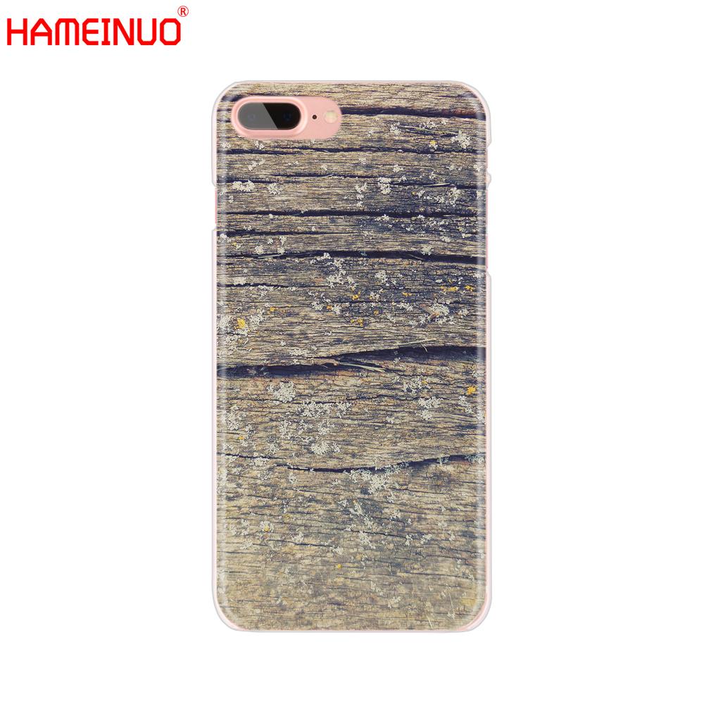 Чехол для мобильного телефона HAMEINUO с текстурой дерева, чехол для iPhone X 8 7 6 4 4S 5 5S SE 5c 6s plus