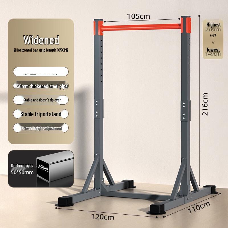 Indoor Foldable Floor-Standing Pull-up Bar
