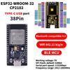 Плата разработки ESP32 WiFi+Bluetooth Совместимая Сверхнизкое энергопотребление Двухъядерный TYPE-C Модуль разработки ESP-32