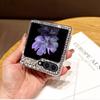 Luxury Bling Rhinestone Case For Samsung Z Flip 5 Z Flip 4 Z Fold 5 4S23 S22 Ultra S21 A14 A24 A34 A54 A13 A23 A33 A53 DIY Diamond Hard PC Back Cover