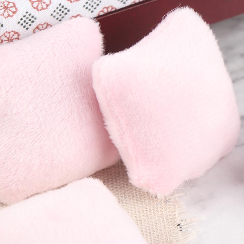 4Pcs 1/12 Dollhouse Miniature Pillow Cushions for Sofa Couch Bed Furniture Toy