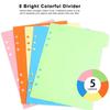 Classified Lables Refill Papers Planner Binder Dividers Index Divider Index Pagination A5 A6 A7