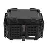 45L Motorcycle Top Case with Security Lock Waterproofing Aluminum Alloy Quick Release Trunk Top Box for Helmet Luggage