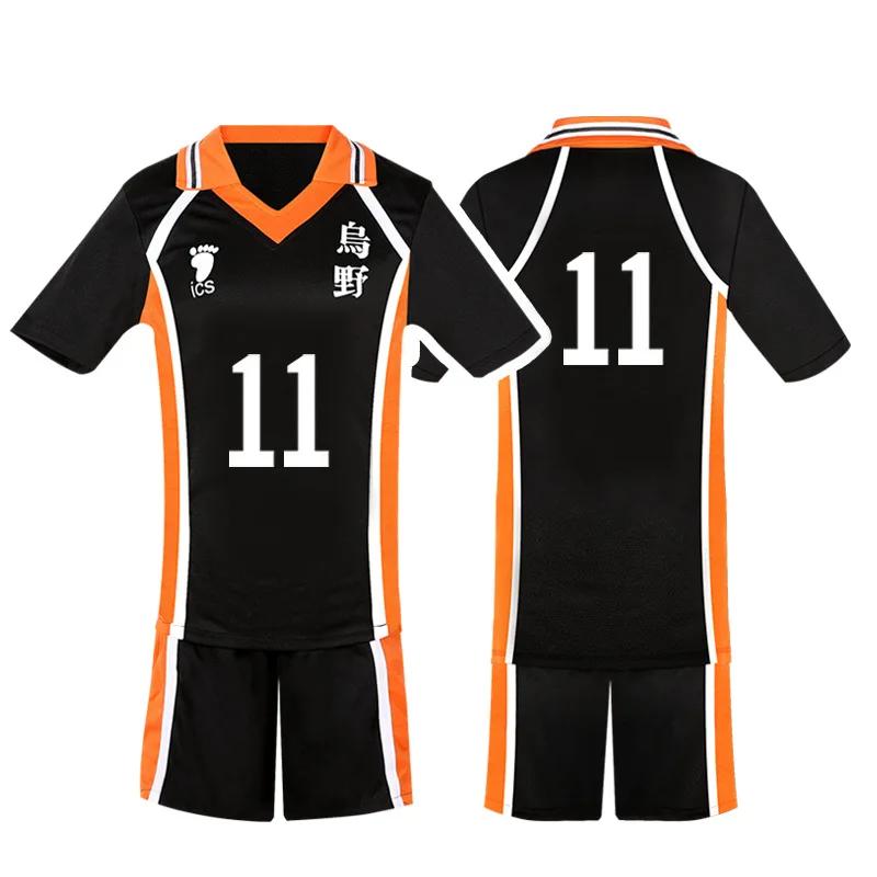 Хайкю!! Костюм для косплея Haikyuu Костюм Волейбольного клуба старшей школы Карасуно Хината Шоё Кагеяма Тобио Спортивная форма Джерси