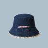Bow Tie Lace Fisherman Hat Big Brimmed Bow Sunscreen Hat Fashion Denim Bucket Hat  Women