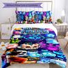 Blox fruit 3pcs Bedding Set Duvet Cover Closure Includes 1 Duvet Cover & 2 Pillowcases for All Seasons Bedroom Home Dorm Decor