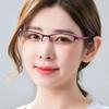 New Women Myopia Glasses Ladies Half Frame Anti-blue Light Prescription Glasses Men Finished Eyewear Business Glasses