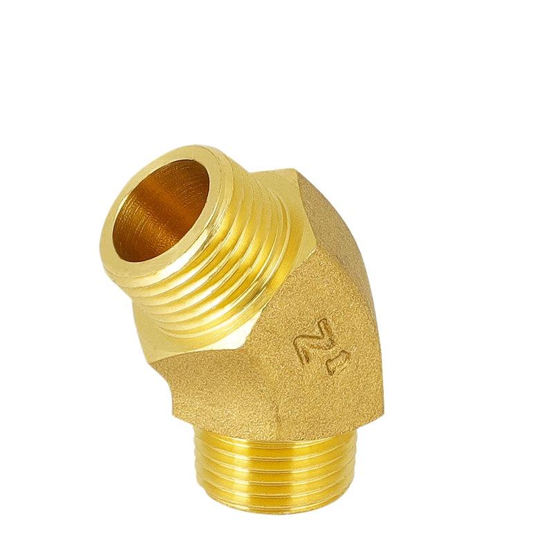 1/8"...1" BSP NPT Внутренняя Наружная Латунь 45-градусный Отвод Латунный Трубный Фитинг Соединитель Коннектор Водонагреватель Трубопровод Дом Сад