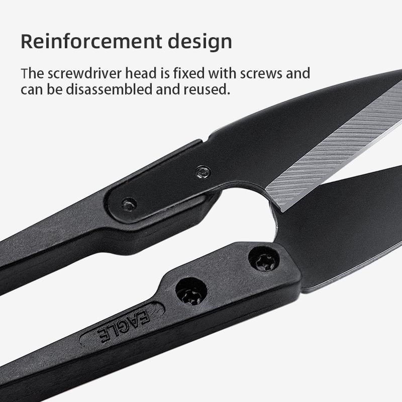 WUTA Anti-Russive Thread Scissors Cutter Швейные ножницы Профессиональные портновские металлические лезвия Кусачки U-образной формы Рукоделие своими руками