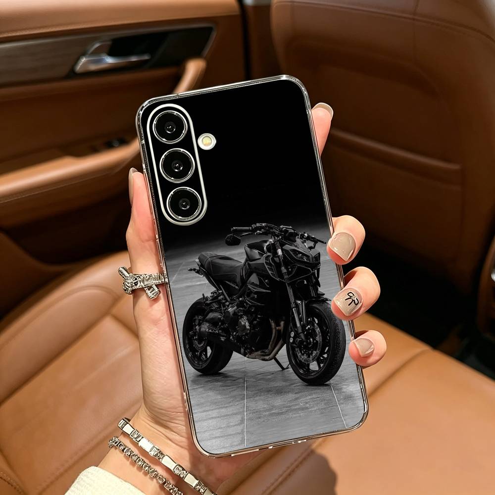 Чехол для телефона на мотоцикл Y-Ya-ma-YZF-R3-R7 для Samsung Galaxy A71, A70, A52, A51, A40, A30 Прозрачный чехол