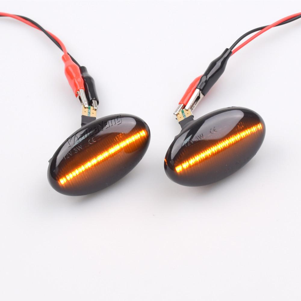 Dynamic Fender Side MarkerTurn Signal Repeater Light for Mercedes Benz Smart W450 &W452 W168 Vito W639 W447 Citan W415