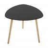 Lot de 3 tables Gigognes Bois et Métal Noir "Miléo" Atmosphera