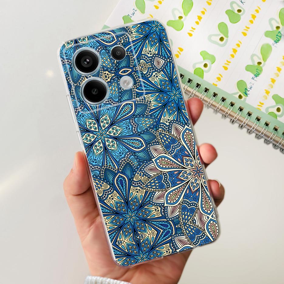 For Xiaomi Poco X6 5G Case PocoX6 Pro New Fashion Painted Cover Clear Silicone Phone Case For Xiaomi Poco X6 Pro X6Pro 5G Bumper