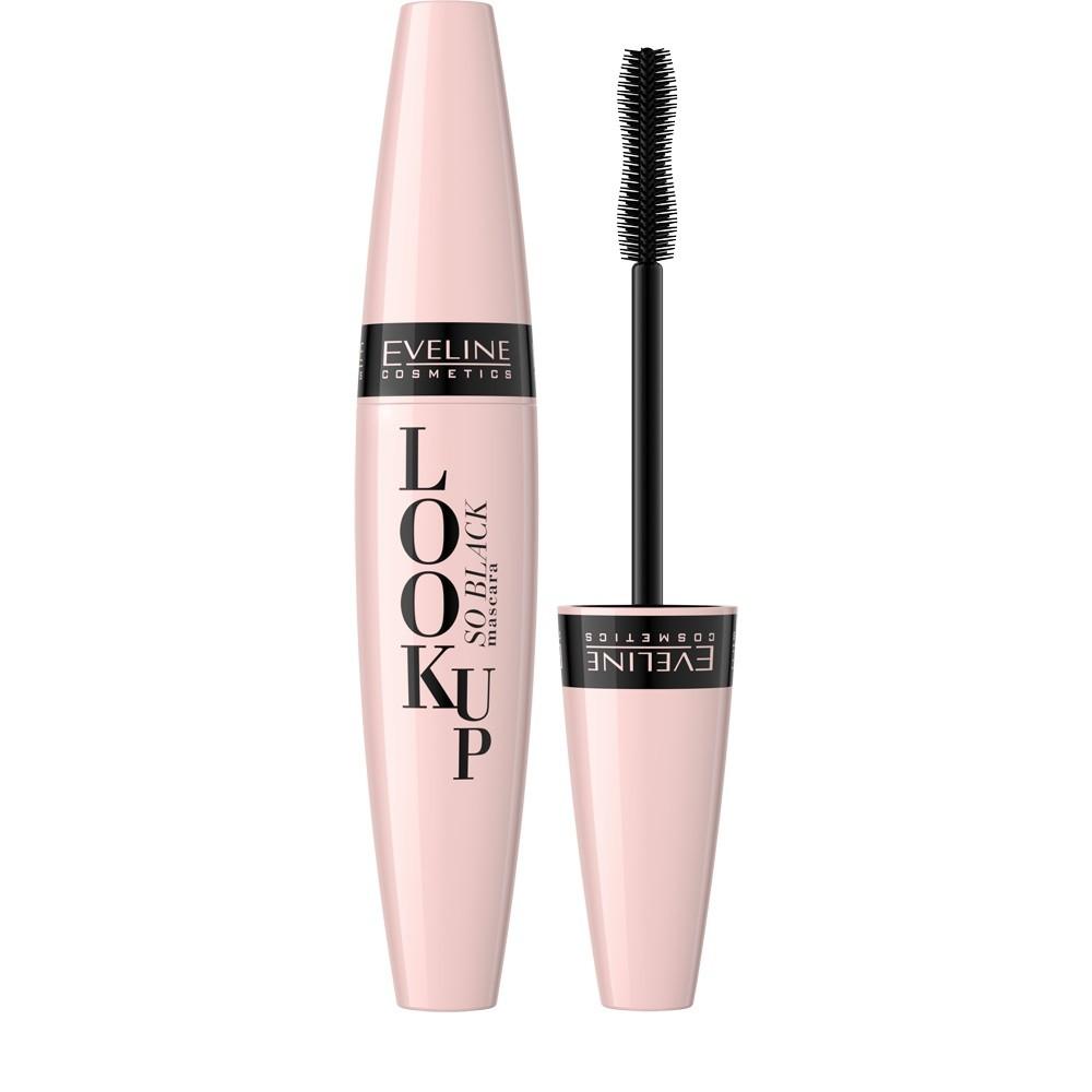 Eveline Look Up So Black Mascara - thickening and separating eyelashes 10ml