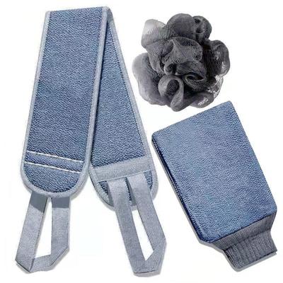 Мужские и женские отшелушивающие перчатки полотенце банный мяч губка скруббер глубокая очистка массажное полотенце для тела оттягивающее назад банные принадлежности