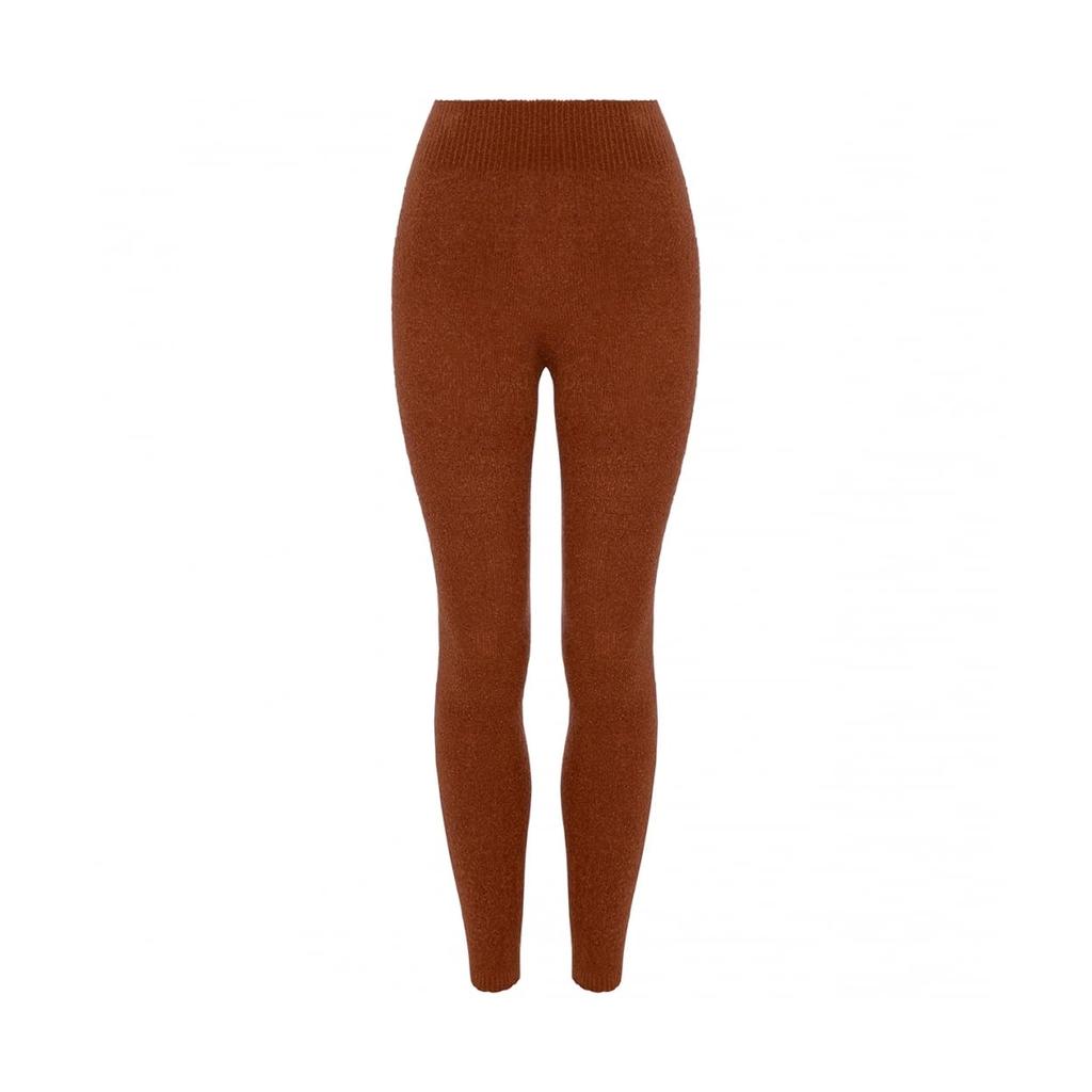 Triumph Sloggi Whip Touch Knit 3279 Size 9-Length Pants, (French Cinnamon), M/LL