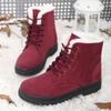 Women's Winter Boots Low Heels Women Boot Fur Warm Winter Shoes Women Snow Boots Ankle Botas Winter Footwear
