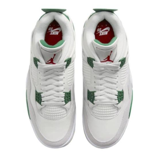 Кроссовки Air Jordan 4 X SB Mid Retro Pine Green AJ4 SB Мужские DR5415-103