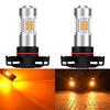 2 Pcs LED Bulb H16 12-24V CANBUS Orange Off-Road
