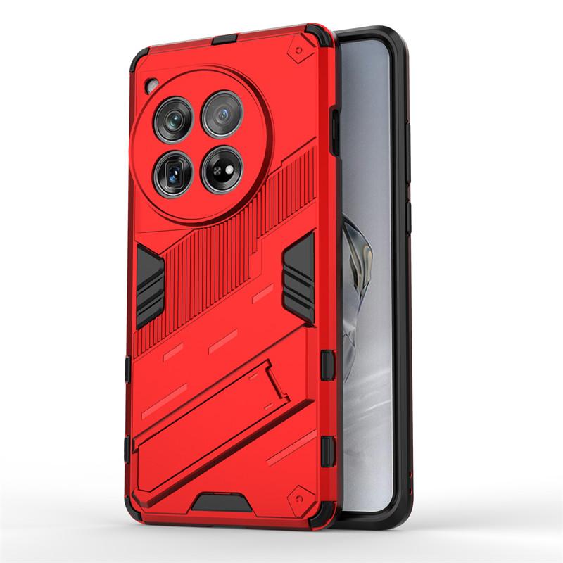 For OnePlus 12 5G Case OnePlus 11 12 5G Cover Luxury Armor PC Stand Holder Shockproof TPU Protective Back Cover OnePlus 12 5G