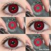 1 Pair Red Contact Lenses For Eyes POLARIS Series Natural Lenses Cosmetic Beauty Annual Use Students