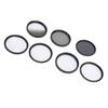 Camera Lens Filter Kit UV CPL ND8 Soft White Graduated Grey 10X Macro 6 Points Star Filter Set for