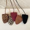 Бархатное ожерелье-держатель для солнцезащитных очков с леопардовым принтом и магнитной клипсой - Женский дорожный шнурок для хранения и аксессуар-цепочка для свитера