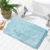 40x60 см синельный коврик для ванной, прямоугольный сплошной цвет, противоскользящий, толстый, мягкий, лохматый, супер водопоглощающий коврик для душа, коврик для ванной, спальни, принадлежности