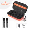 For JBL PartyBox Wireless Two Microphone System Wireless Microphone Case Handheld Dual Mic Travel Bag for Singing Karaoke