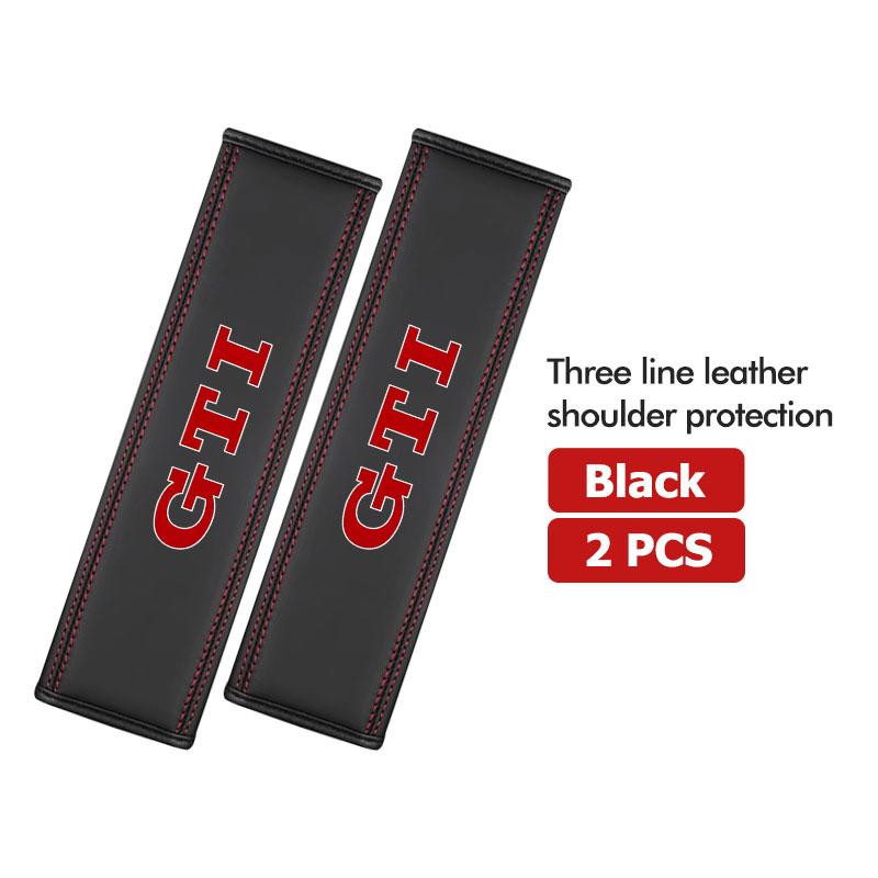 W138For Volkswagen VW Car Safety Belt Cover Adjustable Shoulder Strap Protector Pad Scirocco Jetta Beetle Golf 4 5 6 Passat Polo B5