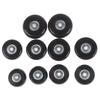Od 40-54Mm Luggage Suitcase Replacement Wheels Repair Kit Axles Deluxe