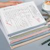 Mesh Zipper Pouch A4 Letter Size Clear Plastic File Bag Waterproof Zip File Folder Document Storage Bag for Travel School Office Supplies