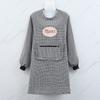 Women Long Sleeve Oil Proof Cotton Home Kitchen Cooking Clean Apron Pocket Smock Sale Goods