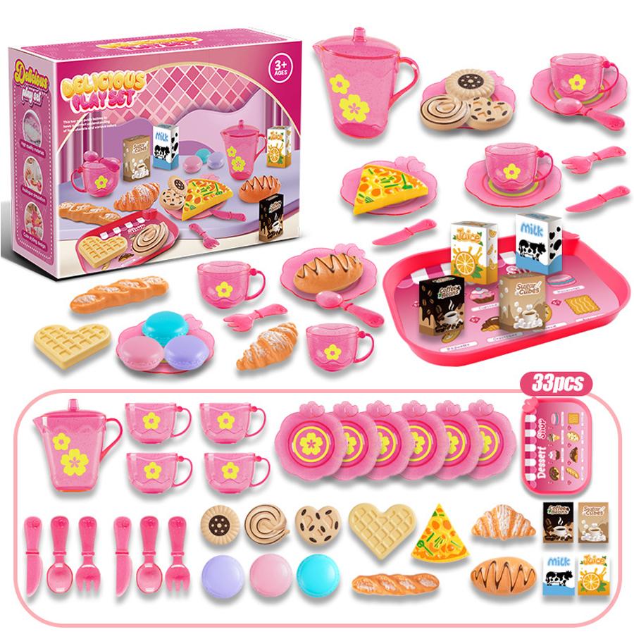 Игрушки для девочек, сделай сам, ролевая игра, игрушка, имитация чая, еды, набор тортов, игровой дом, кухня, послеобеденный чай, игры, игрушки, подарки для детей